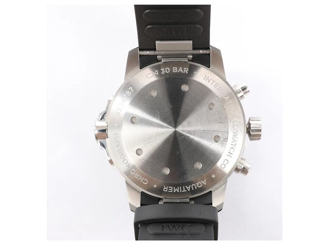 Orologio IWC Aquatimer Cronografo IW376803 5334787 SS & Gomma AT con quadrante nero - vista 11