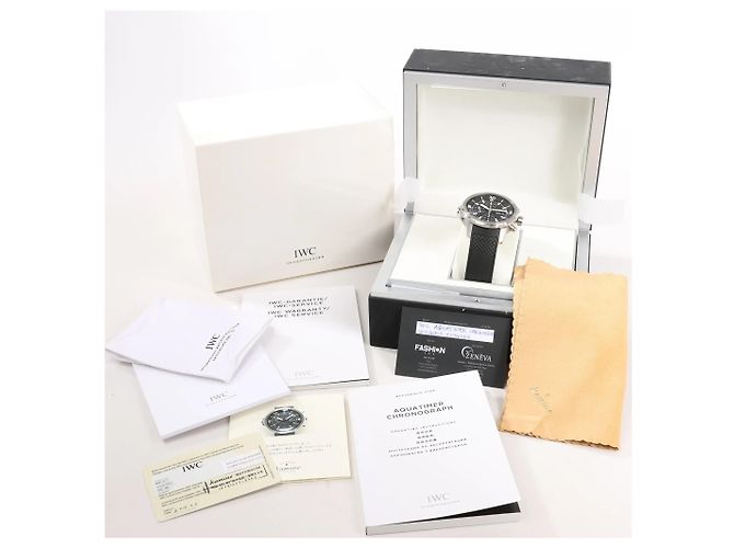 Orologio IWC Aquatimer Cronografo IW376803 5334787 SS & Gomma AT con quadrante nero - vista 13