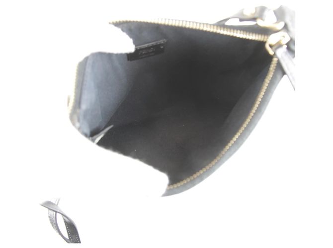 Borsa a Spalla Mini Pouch FENDI Nero - vista 11