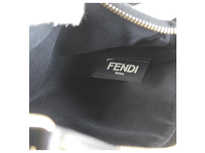 Borsa a Spalla Mini Pouch FENDI Nero - vista 12