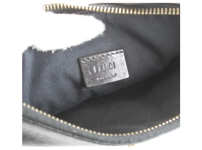 Borsa a Spalla Mini Pouch FENDI Nero - vista 13