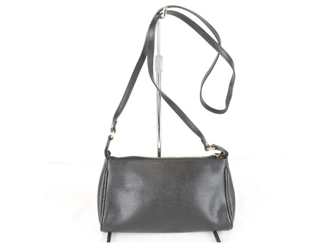 Borsa a Spalla Mini Pouch FENDI Nero - vista 2