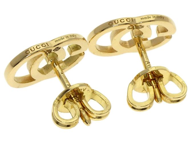 Orecchini Gucci GG Running in oro giallo 18K - vista 2