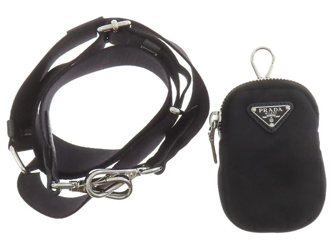 Borsa in nylon 2 in 1 Prada per donne Nero - vista 10