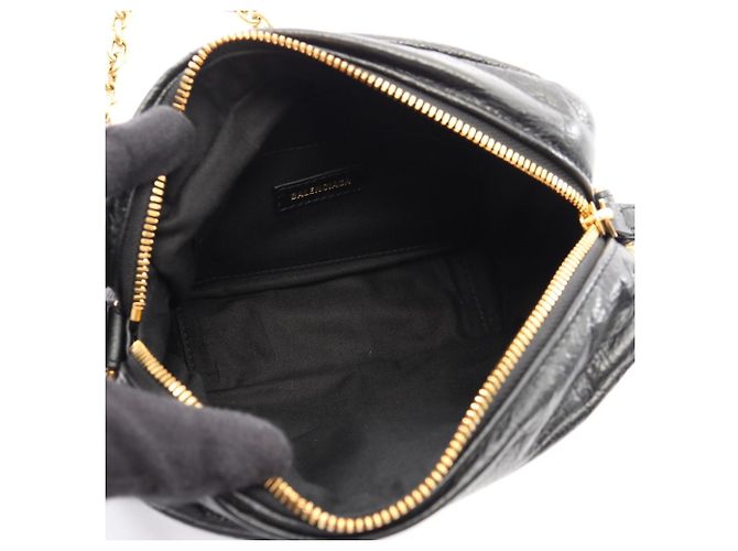Camera Borsa a tracolla MONACO XS di Balenciaga Nero - vista 3