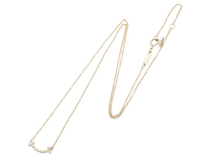 Collana Mini Diamante T Smile di Tiffany & Co. D'oro - vista 2