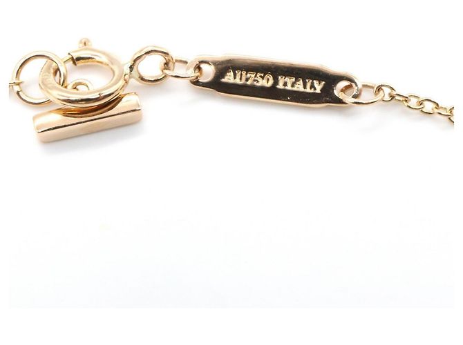 Collana Mini Diamante T Smile di Tiffany & Co. D'oro - vista 4