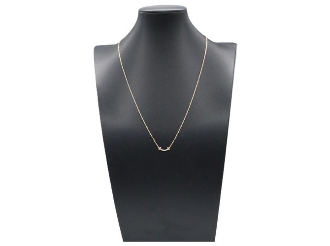 Collana Mini Diamante T Smile di Tiffany & Co. D'oro - vista 5