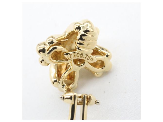 Orecchini a croce in oro giallo 18K Tiffany & Co. D'oro - vista 4