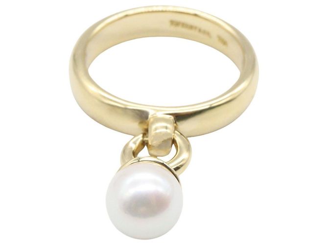 Door Knock Perlenring von Tiffany & Co. Weiß Golden - Ansicht 2