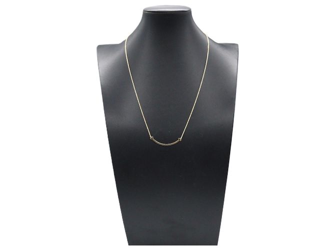Collana T Smile in Oro Giallo di Tiffany & Co. D'oro - vista 5