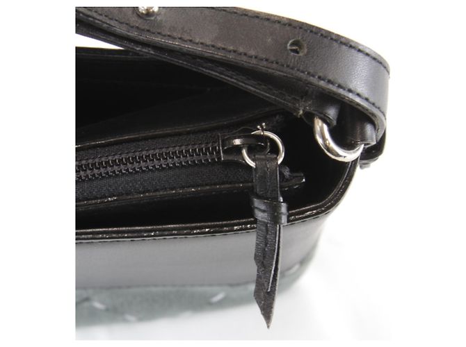 Borsa a Spalla Stitch di BURBERRY LONDON Marrone Nero - vista 11