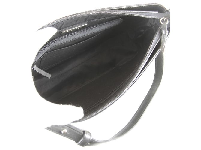 Borsa a Spalla Stitch di BURBERRY LONDON Marrone Nero - vista 14