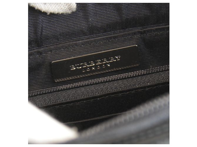 Borsa a Spalla Stitch di BURBERRY LONDON Marrone Nero - vista 15