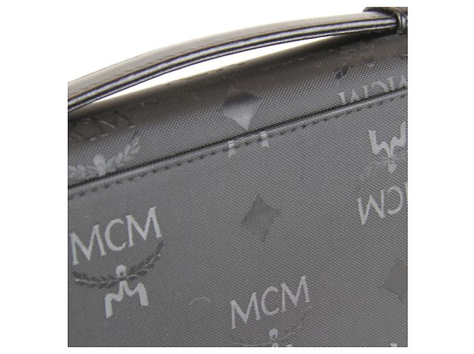 Borsa mini a catena 2 in 1 MCM Visetos Nero - vista 10