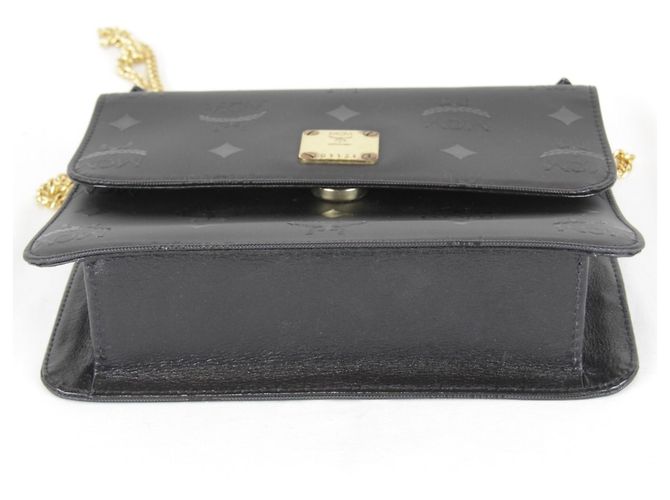 Borsa mini a catena 2 in 1 MCM Visetos Nero - vista 7