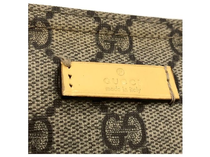 Borsa a spalla GG Supreme gialla Gucci Giallo - vista 10