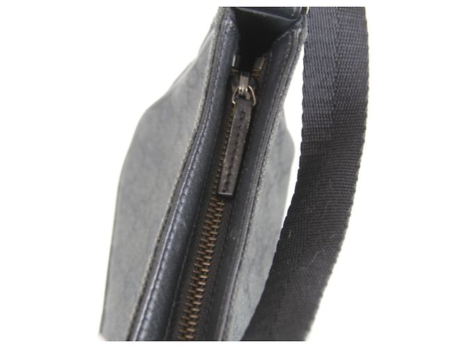 Mini borsa a mano in tela GG nera Gucci Nero - vista 10