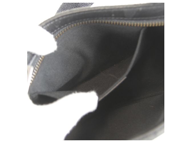 Mini borsa a mano in tela GG nera Gucci Nero - vista 13