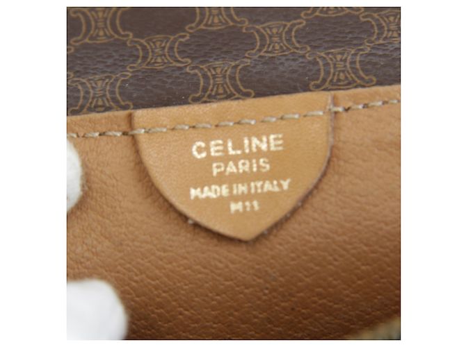 Céline Borsa a Spalla Celine Macadam Marrone - vista 7