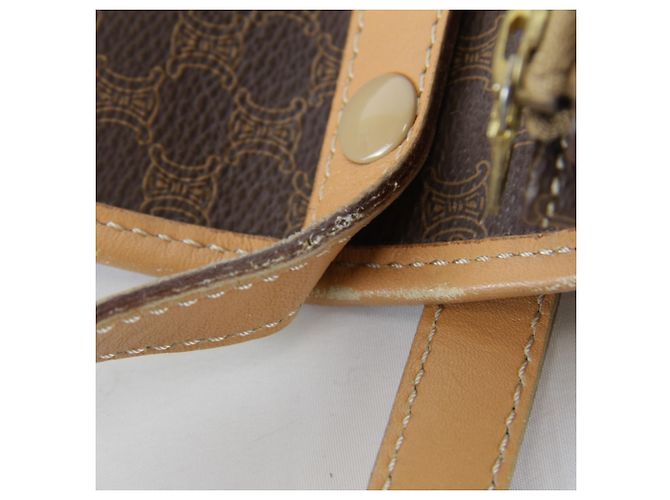 Céline Borsa a Spalla Celine Macadam Marrone - vista 9