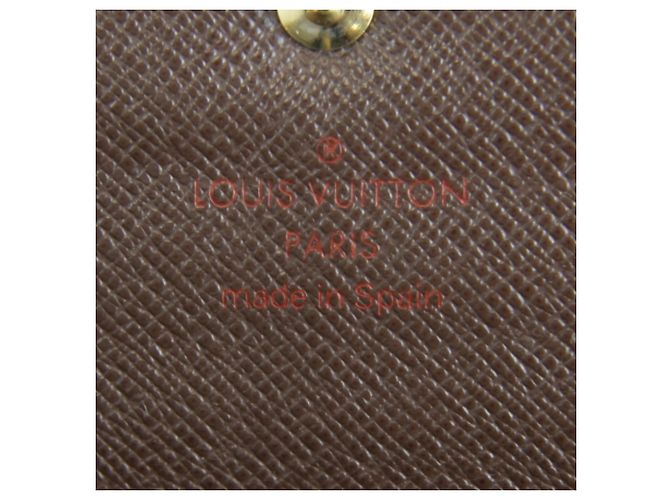 Cartera Larga Sarah de Louis Vuitton Castaño - vista 12