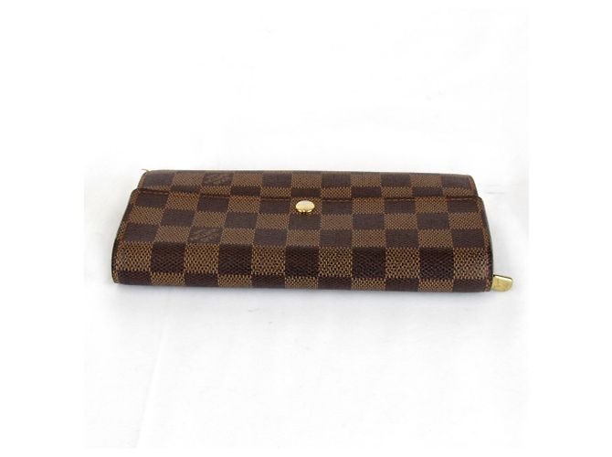 Cartera Larga Sarah de Louis Vuitton Castaño - vista 6