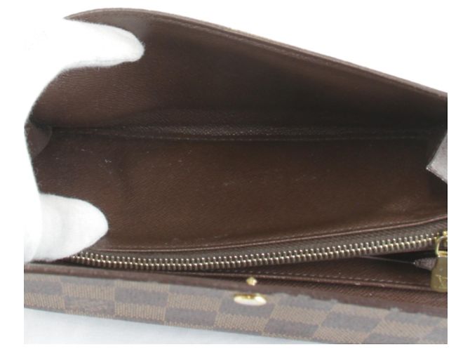 Cartera Larga Sarah de Louis Vuitton Castaño - vista 8