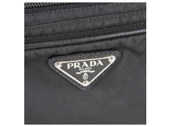 Marsupio Prada Saffiano in nylon nero - vista 11