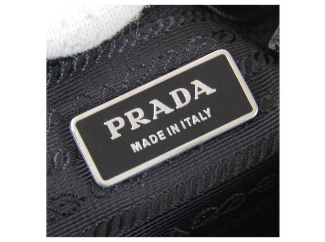 Marsupio Prada Saffiano in nylon nero - vista 15