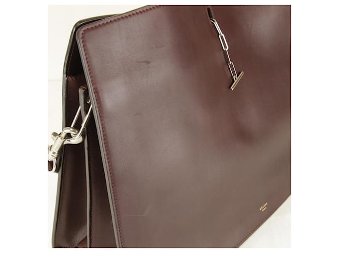 Céline Borsa a spalla Celine con hardware a catena Bordò - vista 11