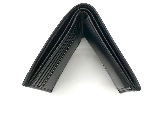 Billetera de cuero bi-fold Gancini de Salvatore Ferragamo Negro - vista 4