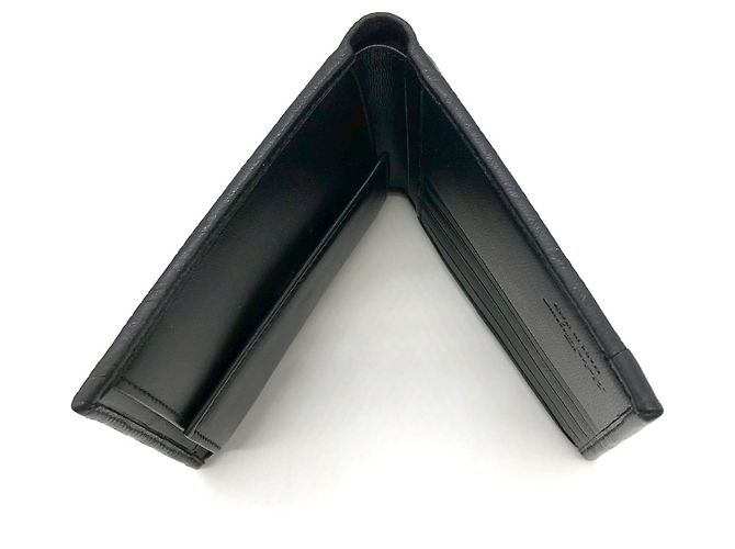 Billetera de cuero bi-fold Gancini de Salvatore Ferragamo Negro - vista 5