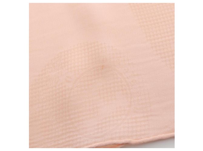 Stola in chiffon rosa New Libris in seta di Hermès - vista 5