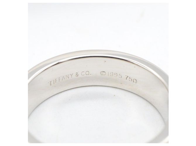 Tiffany & Co. Atlas Diamantring aus 18K Weißgold Silber - Ansicht 4