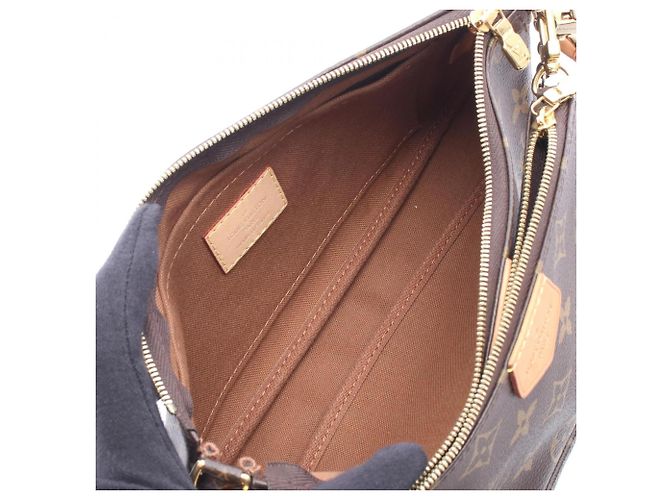 Schultertasche Multi Pochette Accessoires Louis Vuitton Braun Khaki - Ansicht 3