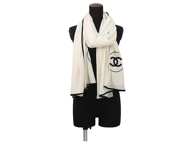 Timeless Stola in cashmere e seta Chanel Nero Crudo - vista 3