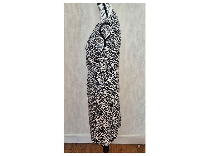 Gerard Darel Vestido de Verano Estampado Gérard Darel Negro Blanco - vista 3