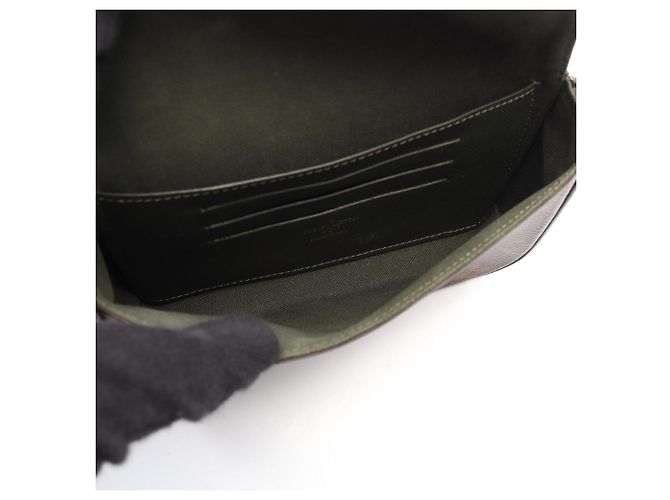 Borsa a Spalla Multi Pochette Felicie di Louis Vuitton Marrone Verde Monogramma - vista 3