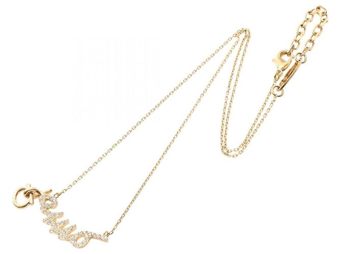 Collana AMO Gancini di Salvatore Ferragamo D'oro - vista 2