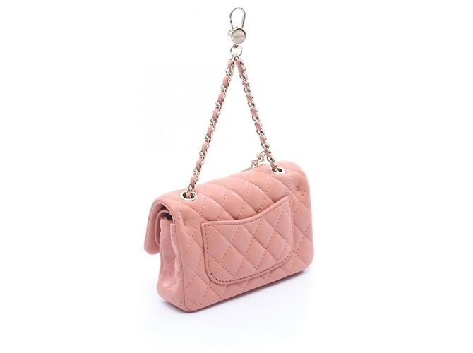Accessorio Charm Classico Matelassé di Chanel Rosa - vista 2