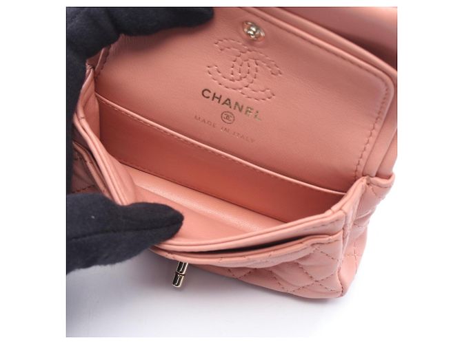 Accessorio Charm Classico Matelassé di Chanel Rosa - vista 3
