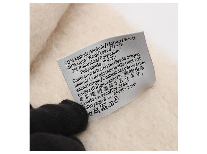 Sciarpa in mohair e lana Anagram Loewe Crudo - vista 4