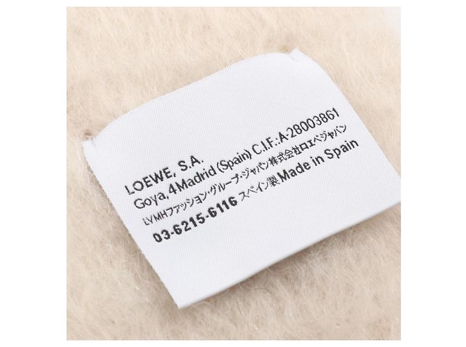Sciarpa in mohair e lana Anagram Loewe Crudo - vista 5