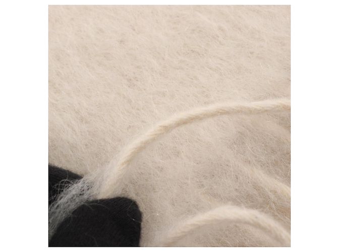 Sciarpa in mohair e lana Anagram Loewe Crudo - vista 6