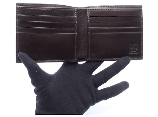 Fendi Zucca Bi-Fold Geldbörse Braun - Ansicht 3