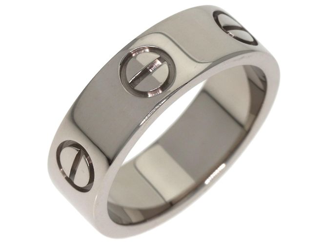 Anello Love Cartier in oro bianco 18K - vista 2