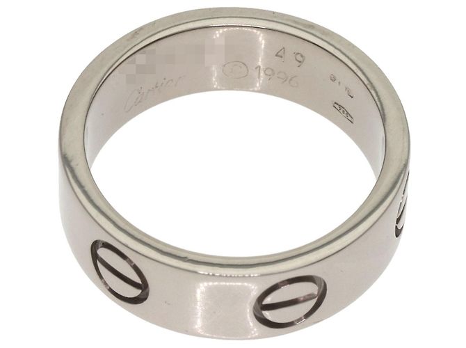 Anello Love Cartier in oro bianco 18K - vista 4