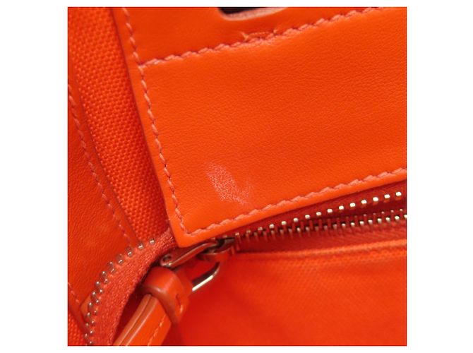 Borsa in tela Prada Ouverture Arancione - vista 11