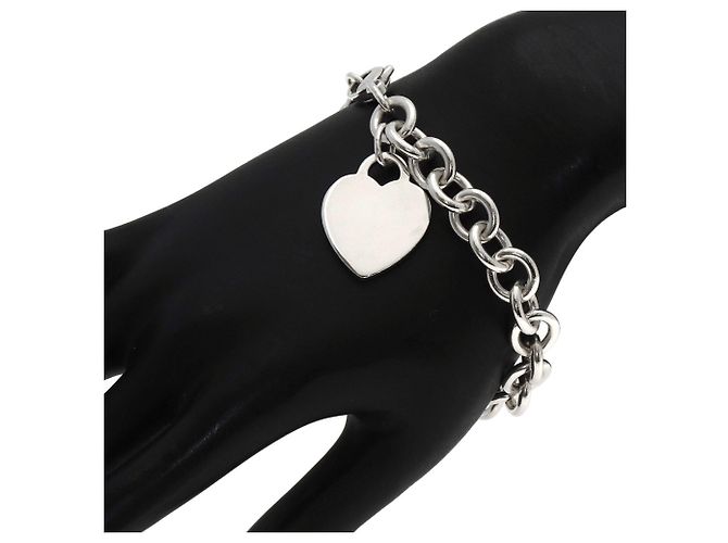 Bracciale charm con tag a forma di cuore Tiffany & Co. - vista 5